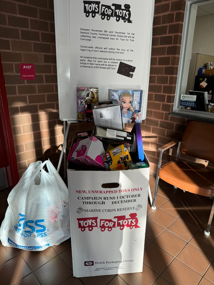 toys for tots box